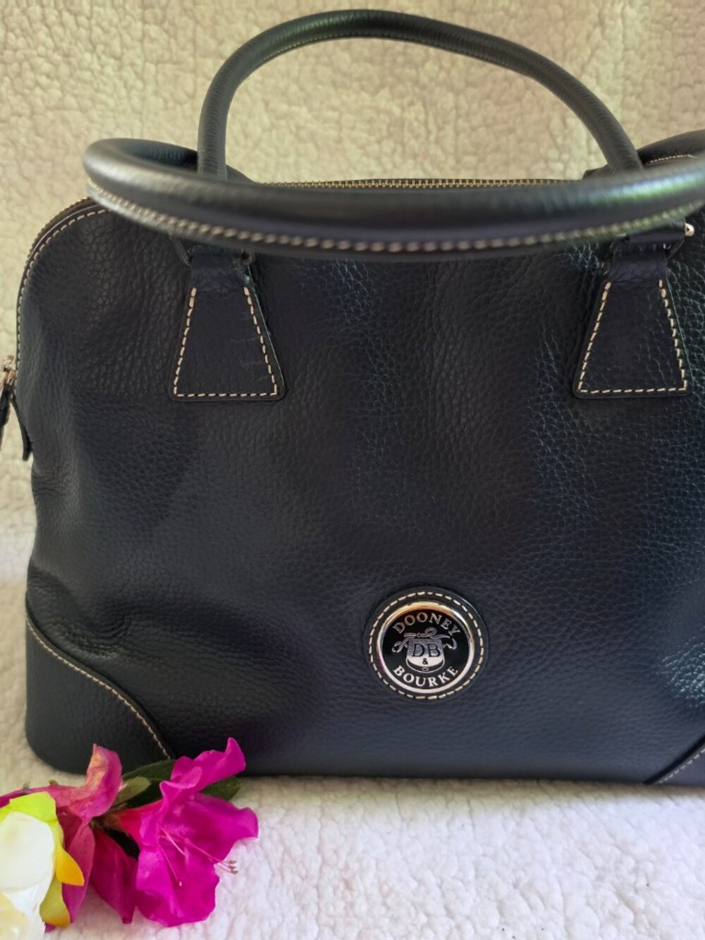 Dooney & Bourke Pebble Grain Domed Satchel - Picture 11 of 11